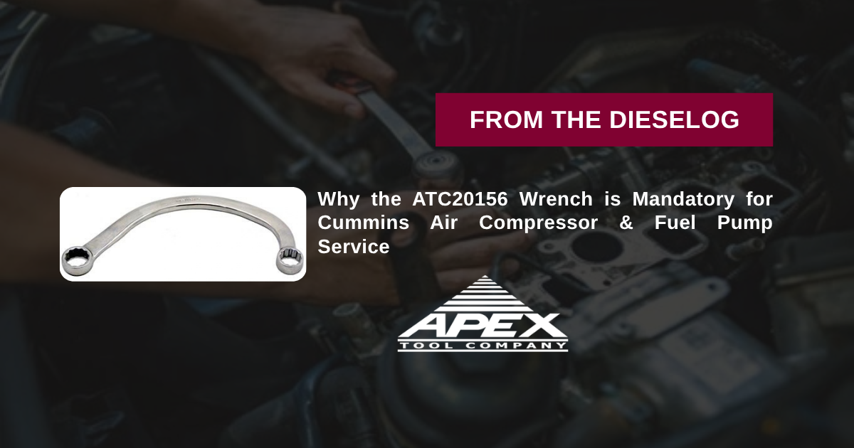 ATC20156 For Cummins Air Compressor Fuel Pump Wrench Snap-on M1321